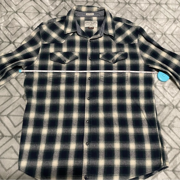 Cody James Western Flannel, Size Medium - Picture 6 of 11